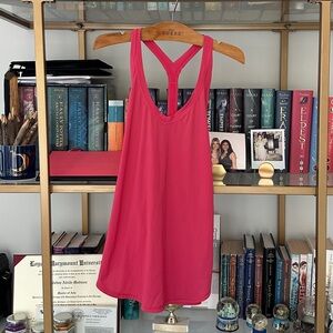 Lululemon full length Pink tank size small